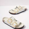 Arizona Big Buckle High Shine Gold Hammered
