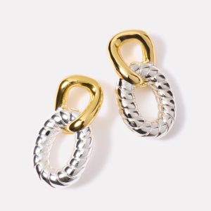 Bristol Two Tone Earring