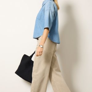 Ayla Raw Hem Crop