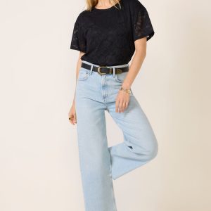 Eliza Lace Mesh Tee