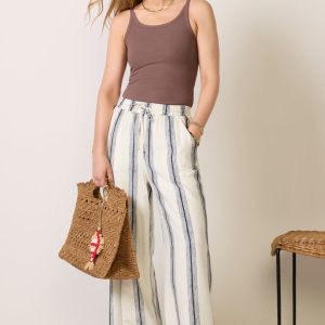 Drew Stripe Wide Leg Pant