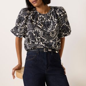 Declan Printed Blouse